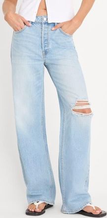 Good American Wide Leg Jeans in Indigo1298 at Nordstrom, Size 00