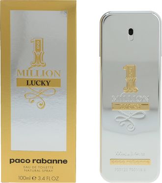 Paco Rabanne Mens 1 Million Lucky Edt Spray 100ml - One Size