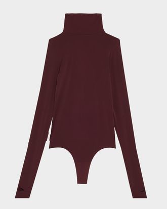 Commando Matte Long-Sleeve Turtleneck Bodysuit