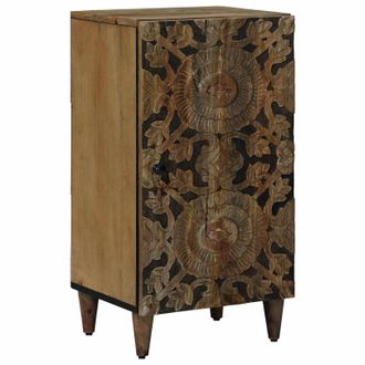 vidaXL Aparador Marr&oacute;n 40 X 33 X 75 Cm Madera De Mango Maciza Vidaxl