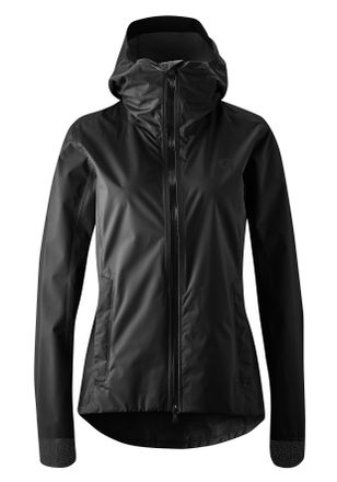 Gonso Fahrradjacke GONSO Save Jacket Trail W, Damen, Gr. 34, schwarz, 100% Polyester, Jacken Fahrradjacke, Damen Regenjacke wind- und wasserdicht, Radjacke 