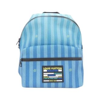 Louis Vuitton Pre-owned Vintage Canvas Backpack - unisex - Louis Vuitton Vintage - Vintage Backpacks - Blue - ONE SIZE - Pre-owned