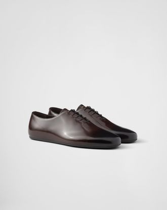 Prada Brushed leather lace-ups