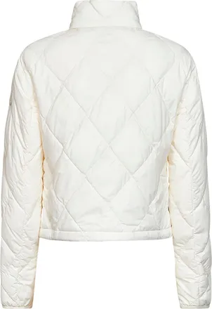 Burberry Womens Quilted Bramford Packable Jacket Ivory Polyamide Bomber