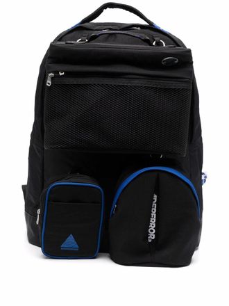Ader Error logo-print backpack - men - Polyester/Nylon - OS - Black