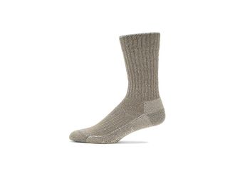 Smartwool Hike Classic Edition Light Cushion Second Cut Crew Socks Crew Cut Socks Shoes Taupe : LG (US Mens Shoe 9-11.5 - Womens Shoe 10-12.5)