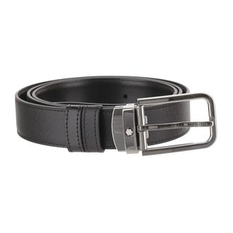 Montblanc 30 mm Reversible Leather Belt - male - MONTBLANC - Belts - Black - ONE SIZE - Accessories