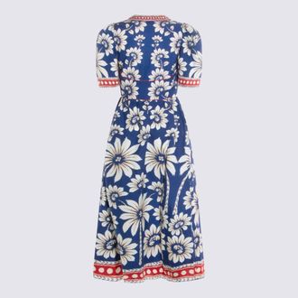 Farm Rio Womens Dresses Luna Blue _co