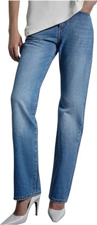 Washington Dee-Cee Martha Straight Jeans - Dames - Regular Fit Jeans - Blauw - W27 - Denim - Jeans