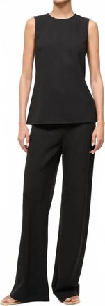 Staud Bronte Shift Tank Top In Black