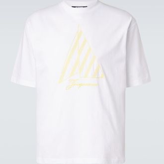 Jacquemus Voilier embroidered cotton jersey T-shirt