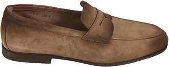 Santoni Loafers - Heren - Loafers - Bruin - 45 1/2 EU - Schoenen