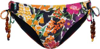 Change of Scenery Taryn Beaded Side-Tie Lowrise Hipster Bikini Bottom in Gardenia at Nordstrom, Size X-Small