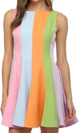 Fate Womens Farrah Dress In Multi-Color