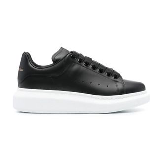 Alexander McQueen Alexander McQueen, Sneakers, female, Black, Size: 6 US Flat Shoes