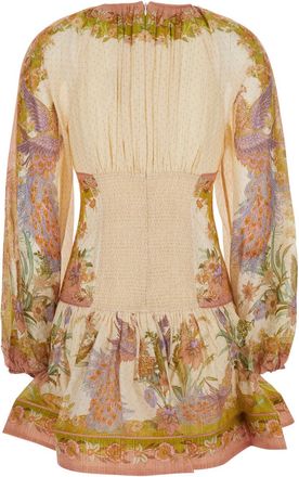 Zimmermann Womens Mini Dress Indra Multicolour Cotton