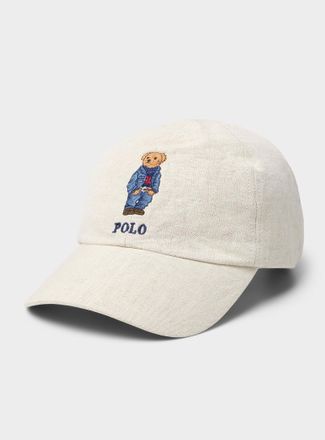 Polo Ralph Lauren Mens 100% linen cool teddy bear cap