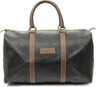 Dior Pre-owned Womens Vintage Large Boston Travel Bag - Brown - One Size