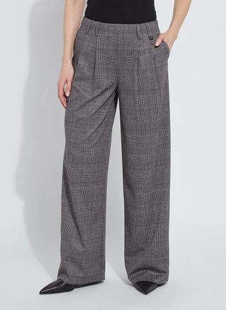 Lyss&eacute; Darcy Ponte Pleated Wide Leg Trouser (32 Inseam)