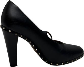 Valentino Valentino Garavani Rockstud Mary Jane pumps in zwart leer