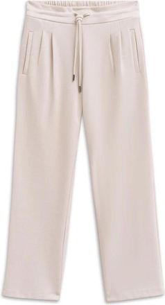 Bugatti Straight Broeken - Dames - Straight fit broeken - Beige - M - Leer - Broeken