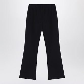 Douuod Pantalone nero con patch logo