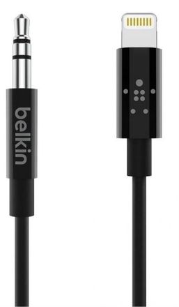 Belkin K&aacute;bel Lightning - 3,5mm Jack, 0,9m - Black