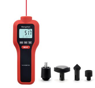OEM Tac&oacute;metro Digital Y Comprobador De Velocidad De Rotaci&oacute;n Mengshen 2 En 1, Sin Contacto Y Con Contacto - Th-522