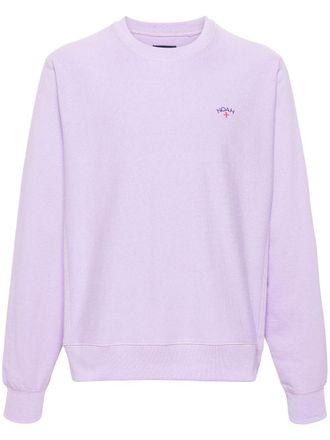 Noah logo-embroidered cotton sweatshirt - men - Cotton - S - Purple