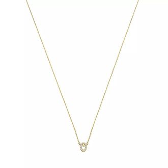 BELORO Halsketten - Monte Napoleone Leontina 9 karat necklace with zir - Gr. unisize - in Gold - für Damen