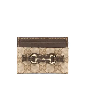 Gucci Horsebit GG Supreme Card Holder