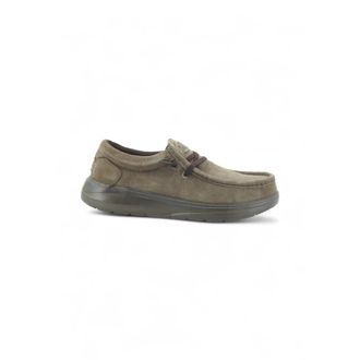 Hey Dude Wally Comf Suede - Heren - Veterschoenen - Bruin - 41 EU - Leer - Schoenen