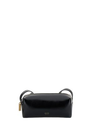 Khaite Rectangular Mini Crossbody Bag in Luminous Calfskin