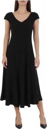 Emporio Armani D4Na 1F 2Nwaz 0999 Dress - Dames - Casual kleedjes - Zwart - 3XL - Leer - Kleedjes