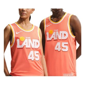 Nike Dri-FIT ADV NBA Donovan Mitchell Authentic Cleveland Cavaliers City Edition Jersey Orange Frost HM6092-836