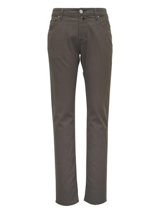 Jacob Cohen Bard five-pocket trousers - men - Cotton/Polyester/Elastane - 33 - Grey