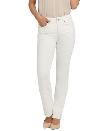 NYDJ Marilyn Winter White Straight Leg Jean