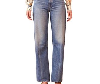 Ulla Johnson Womens The Esme Jean In Danube Medium Indigo Wash