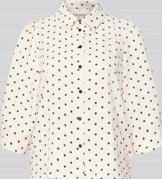 Lollys Laundry Regular Fit Bluse mit 3/4-Arm Modell Bono in Offwhite, Gr&ouml;&szlig;e XL