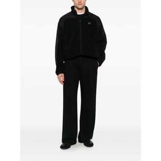 Prada Logo-plaque Panelled Jacket