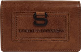 Spikes & Sparrow Geldb&ouml;rse SPIKES & SPARROW WALLET RFID, Damen, braun (cognac), Leder, leicht gl&auml;nzend, unifarben, Kleinlederwaren Geldb&ouml;rse, echt Leder