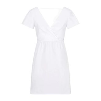 Emporio Armani Short Dresses, female, White, Size: XL Abito