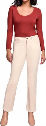 Tribal Straight Leg Stretch Corduroy Pant In Moonstone