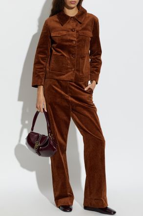 Ganni Womens Jacket, Womens, Brown