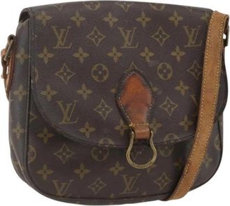Louis Vuitton Pre-owned Canvas Cross Body Tas - Dames - Vintage Schoudertas - Bruin - ONE Size - Vintage