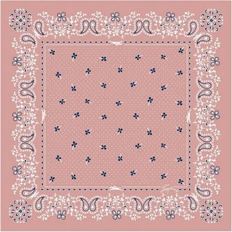 Longchamp paisley-print scarf - women - Silk - One Size - Pink