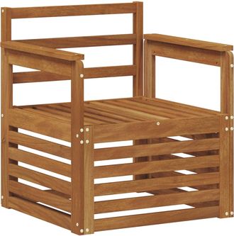 vidaXL Conjunto De Sof&aacute;s De Exterior Madera De Acacia S&oacute;lida Vidaxl