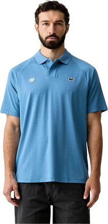 Lacoste Heren, Tops, Blauw, Maat: 3XL Leer