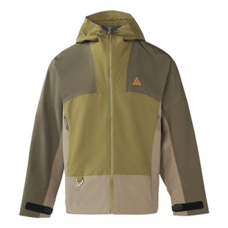Nike Mens Nike ACG Splicing Long Sleeves Hooded Jacket Autumn Olive Green DR5265-378