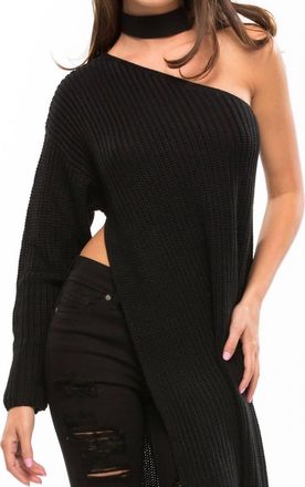 Asilio Tough Love Knit Tunic In Black